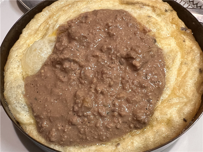 chicken liver frittata